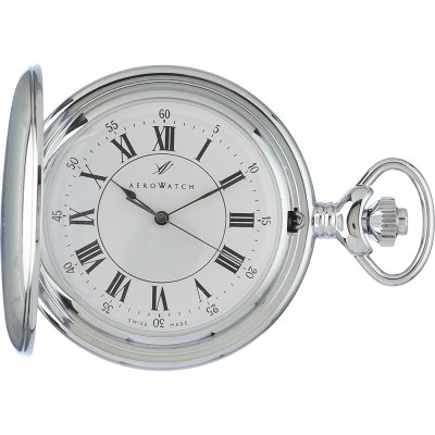 Relógios de bolso Aerowatch Pocket watches 40790-CH01 Savonette Argent