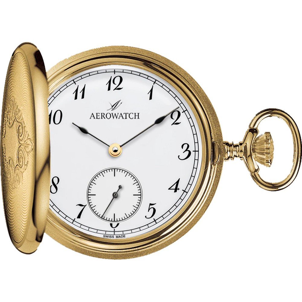 Relógios de bolso Aerowatch Pocket watches 55645-JA06 Savonnettes