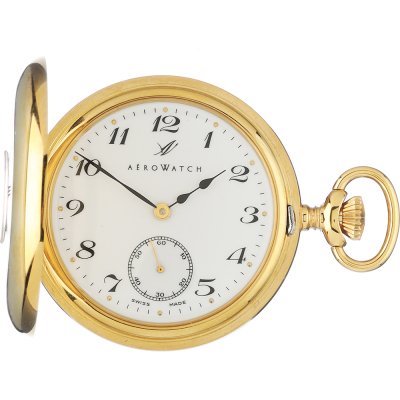 Relógios de bolso Aerowatch Pocket watches 55700-JA01 Demi-Savonnette