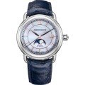 Relógio Aerowatch 1942 77983-AA02-BR-BLEU 1942 Moon phase