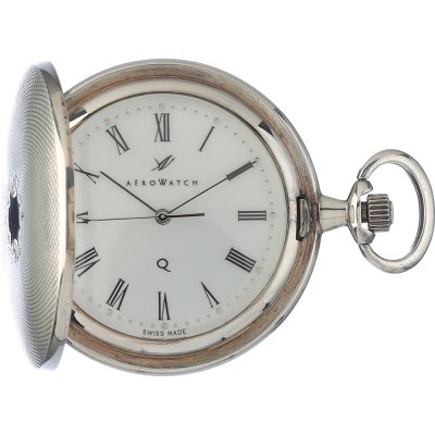 Relógios de bolso Aerowatch Pocket watches APW6110Q Savonette Argent
