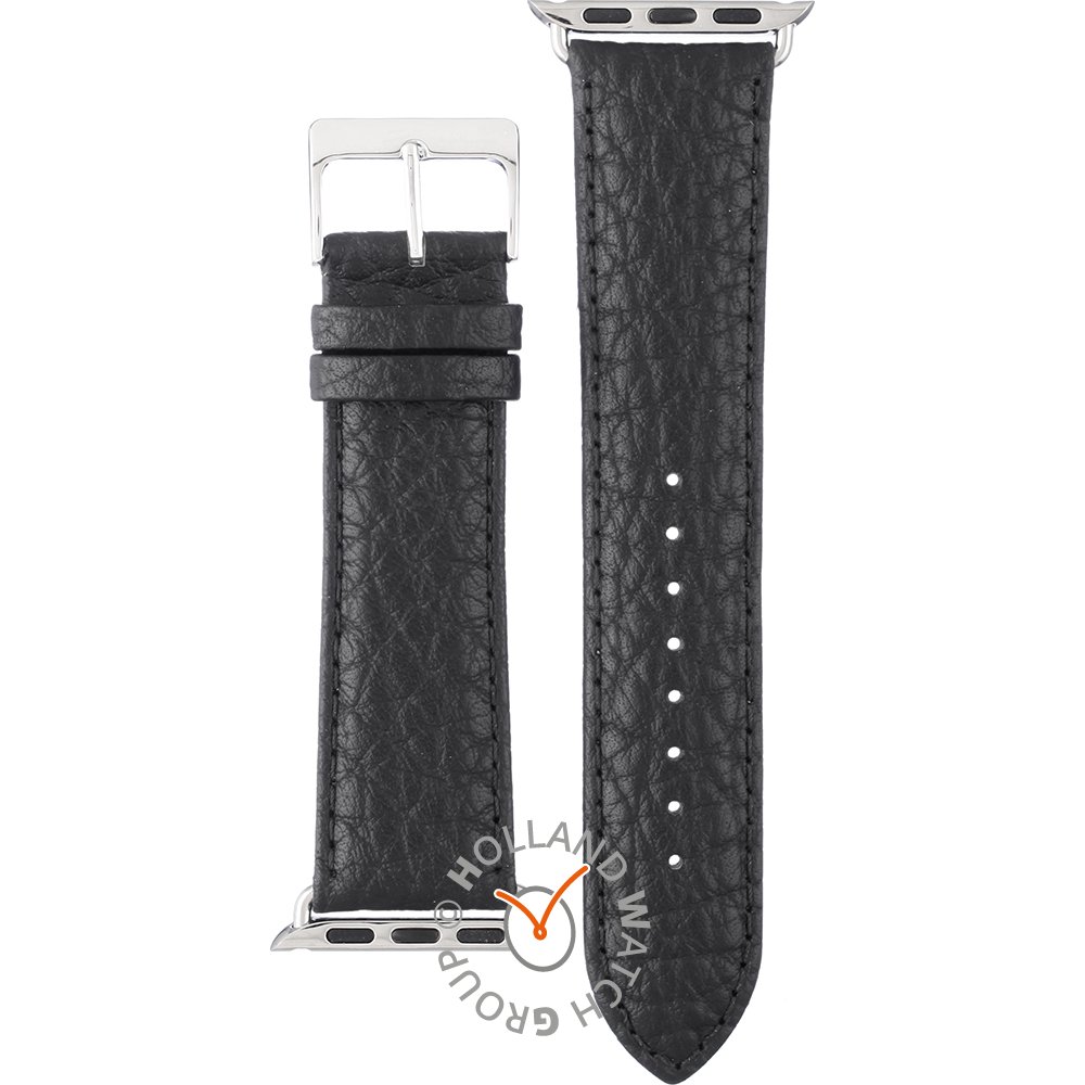 Bracelete Apple Watch APBL22S-S Black leather 22 mm - Small