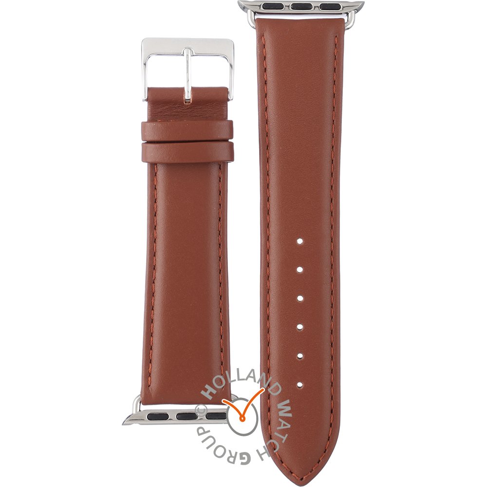 Apple Watch APBR22S-S Brown leather 22 mm - Small Bracelete