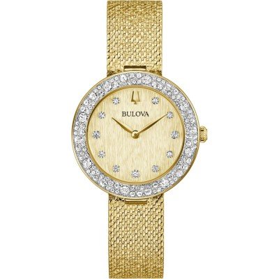 Relógio Bulova Crystal Collection 98L321 Champagne