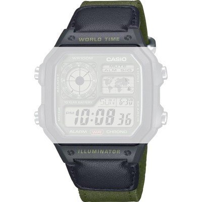 Bracelete Casio 10677277 World Time - Utility Color