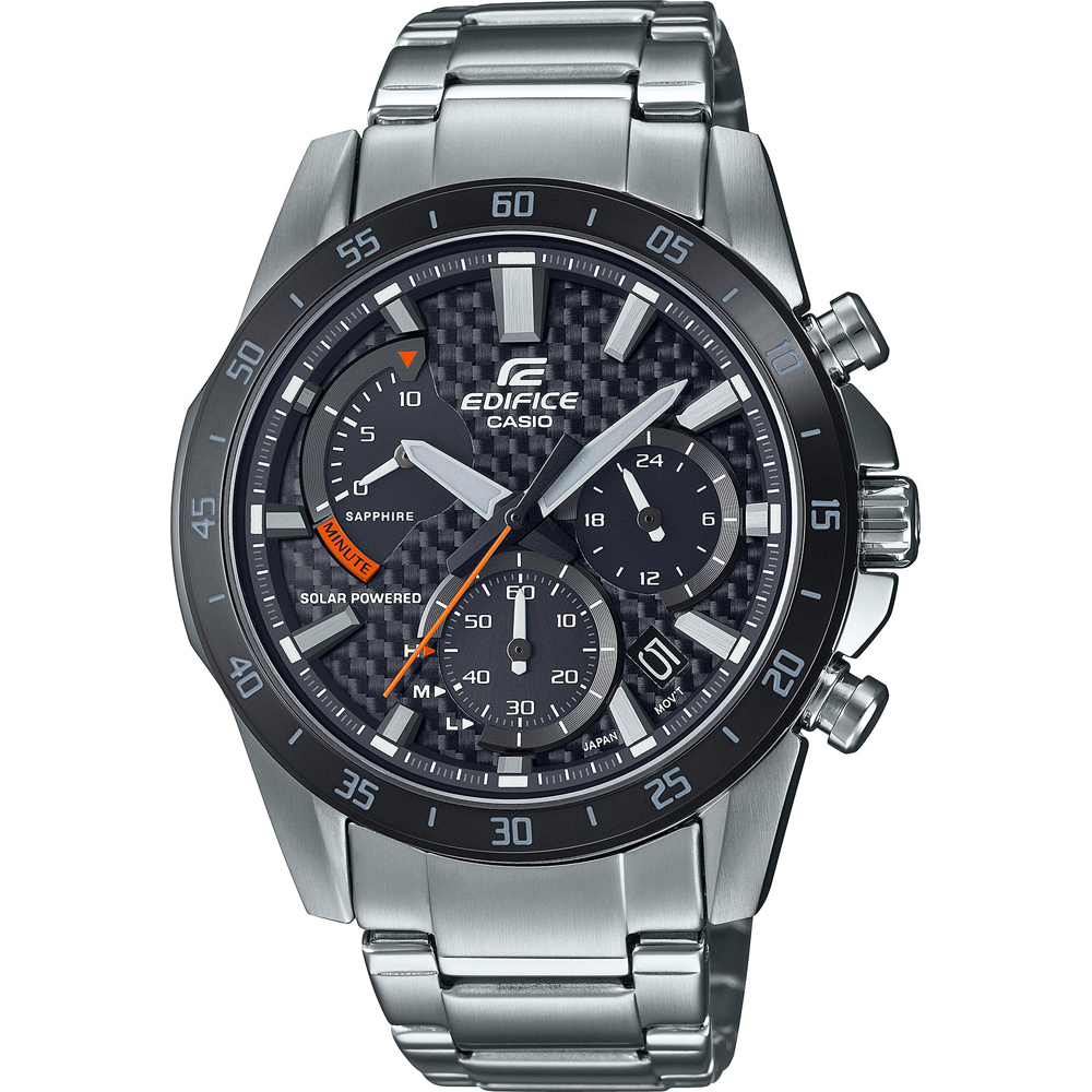 relógio Casio Edifice Classic  EFS-S580DB-1AVUEF Bold Design Carbon