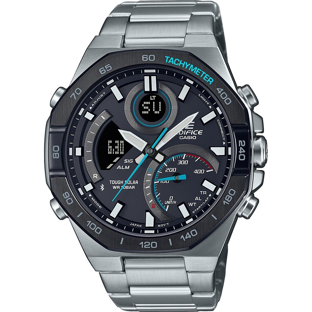 Relógio Casio Edifice Bluetooth ECB-950DB-1AEF Solar LCD