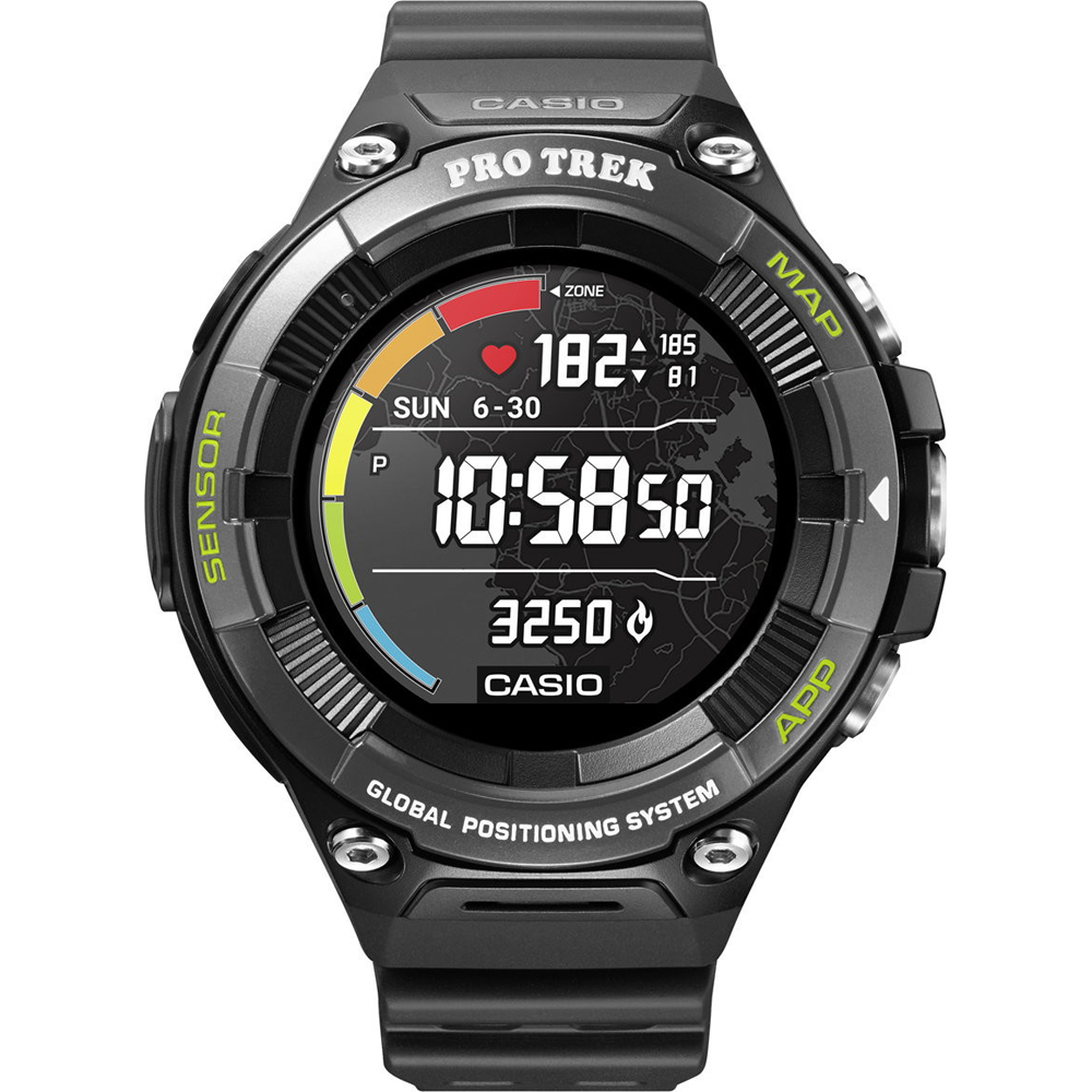 Relógio Casio Smart WSD-F21HR-BKAGE Pro Trek Smart