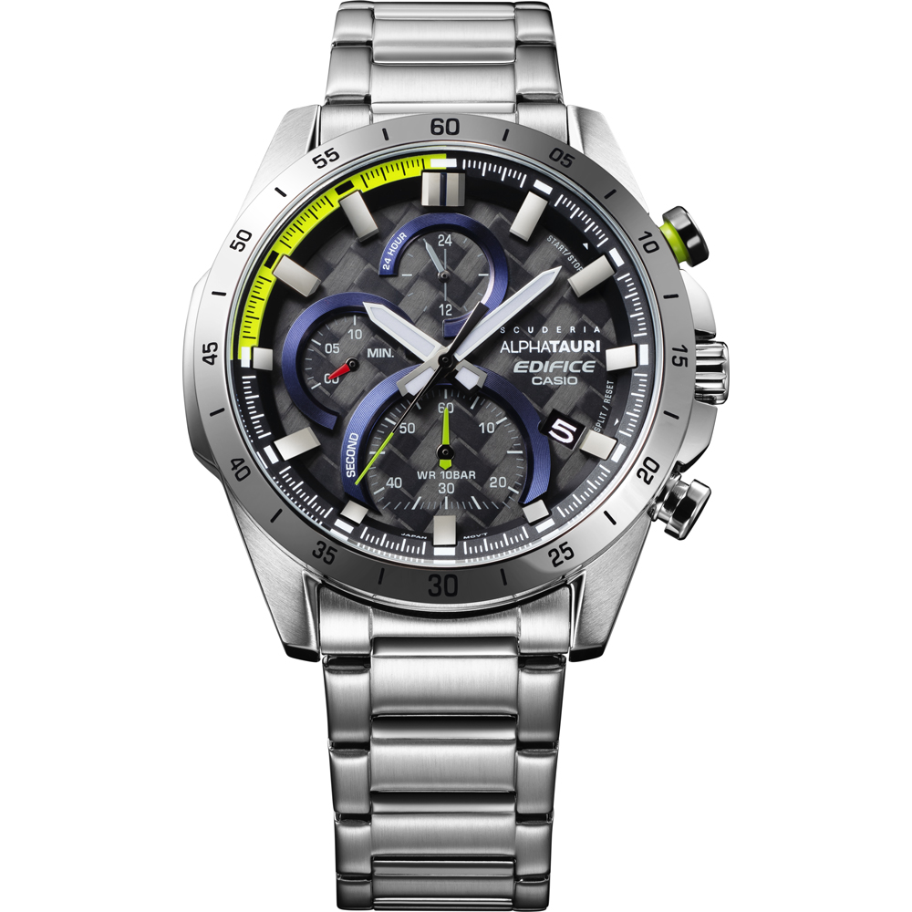 Casio Edifice Bluetooth EFR-571AT-1AER Scuderia Alpha Tauri relógio