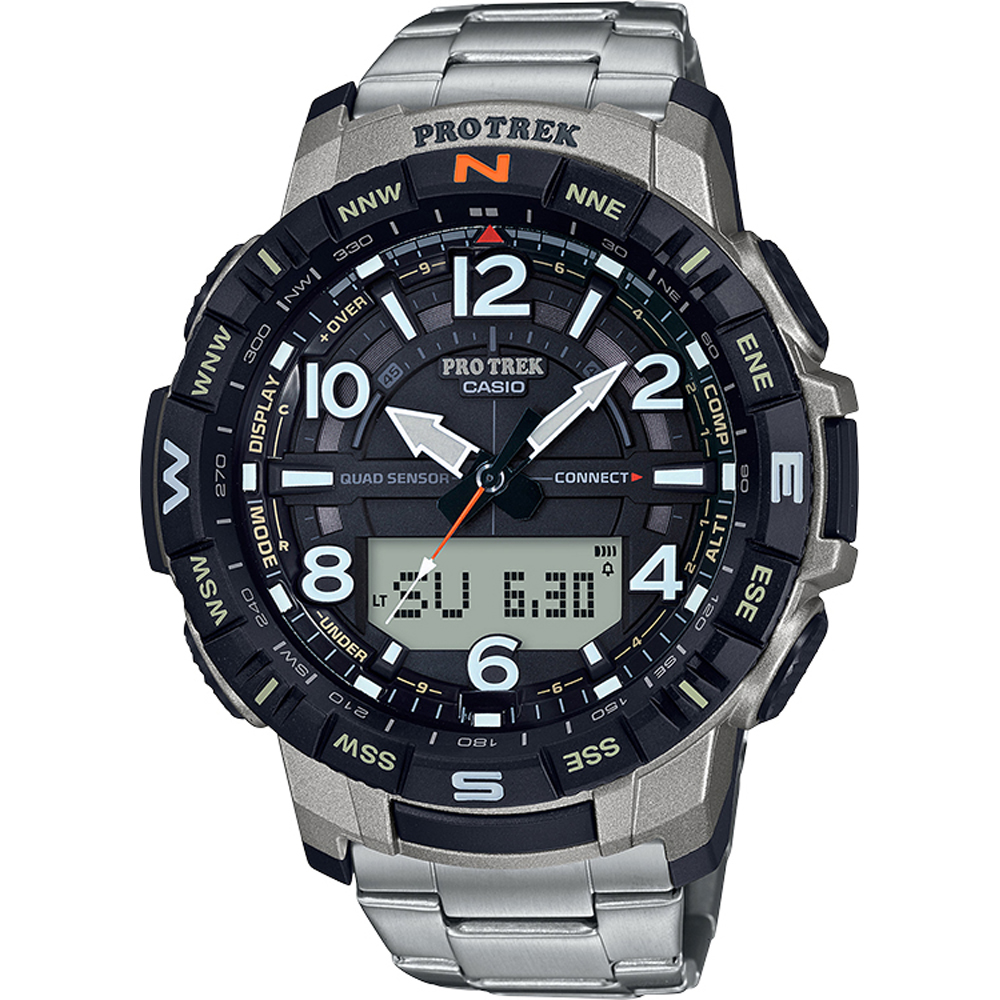 Relógio Casio Smart PRT-B50T-7ER Pro Trek Titanium