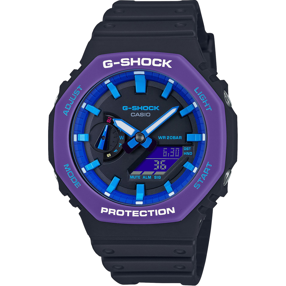 Relógio G-Shock Classic Style GA-2100THS-1AER Carbon Core - Throwback 90's