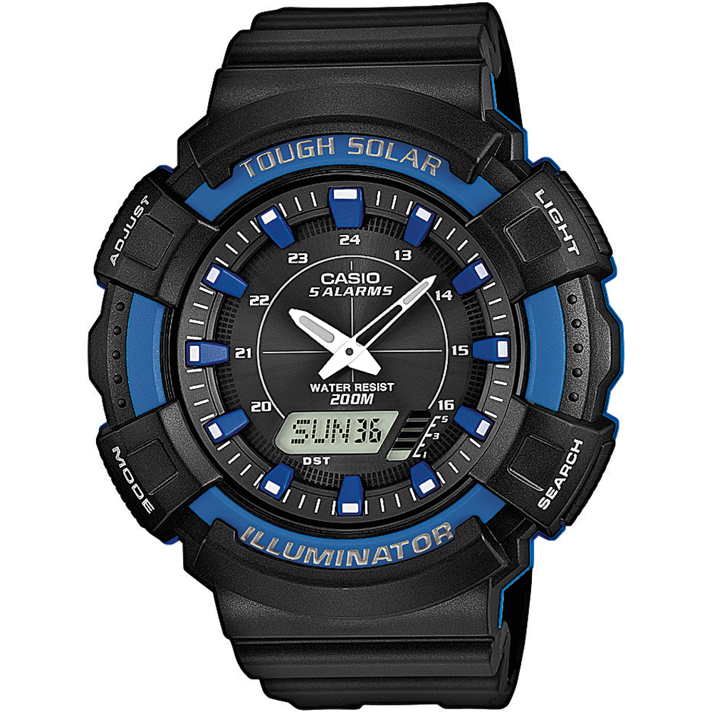 Relógio Casio Sport AD-S800WH-2A2VEF Tough Solar 20 Bar