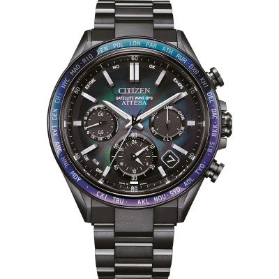 Relógio Citizen Super Titanium CC4057-60E Attesa Satellite Wave GPS