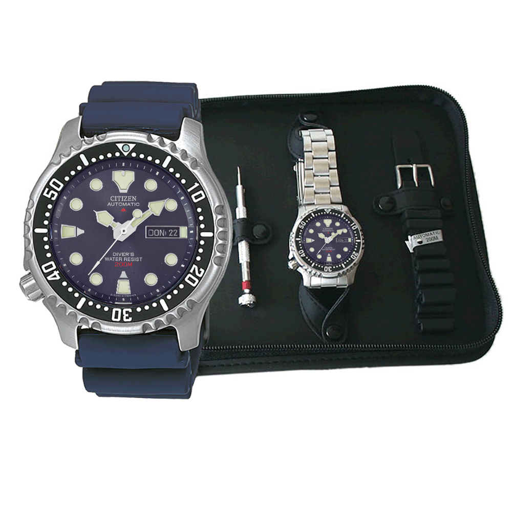 Relógio Citizen Marine NY0040-17LEM Promaster Sea Gift Set