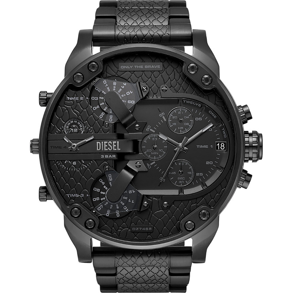relógio Diesel DZ7468 Mr. Daddy 2.0 - Black Reptilia