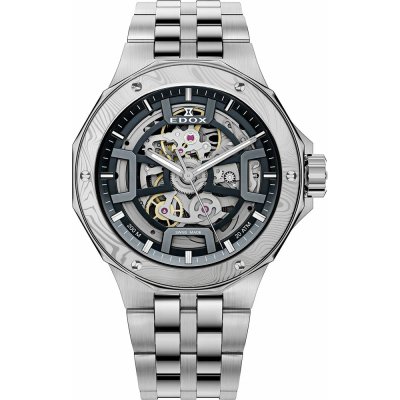 Relógio Edox Delfin 85310-3DM-NGIN Delfin Mecano Skeleton Damascus