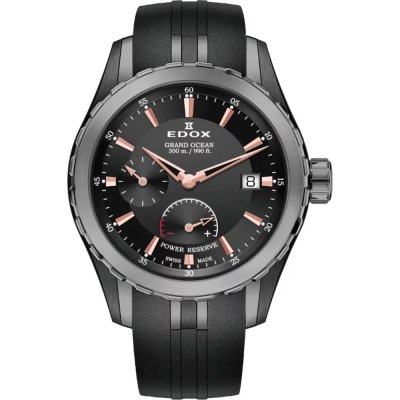Relógio Edox Grand Ocean 94500-357GNCA-NIR Grand Ocean Power Reserve
