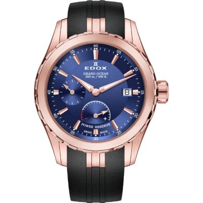 Relógio Edox Grand Ocean 94500-37RCA-BUIR Grand Ocean Power Reserve
