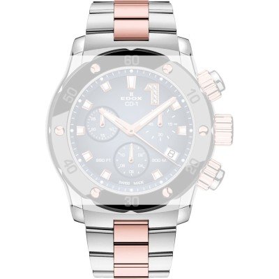 Bracelete Edox ED-BA-10255 357RM Co-1 Chronolady