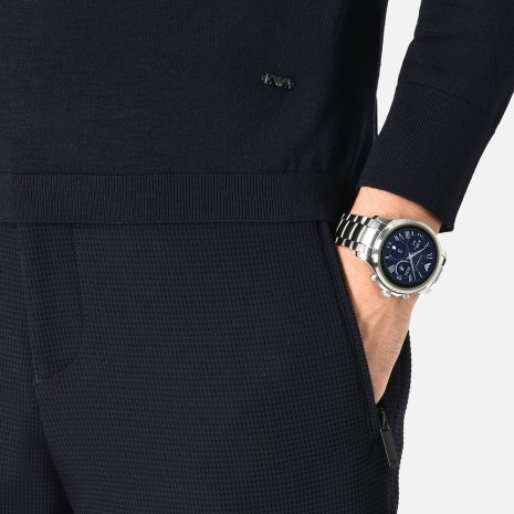 relógio prata Smart Digital