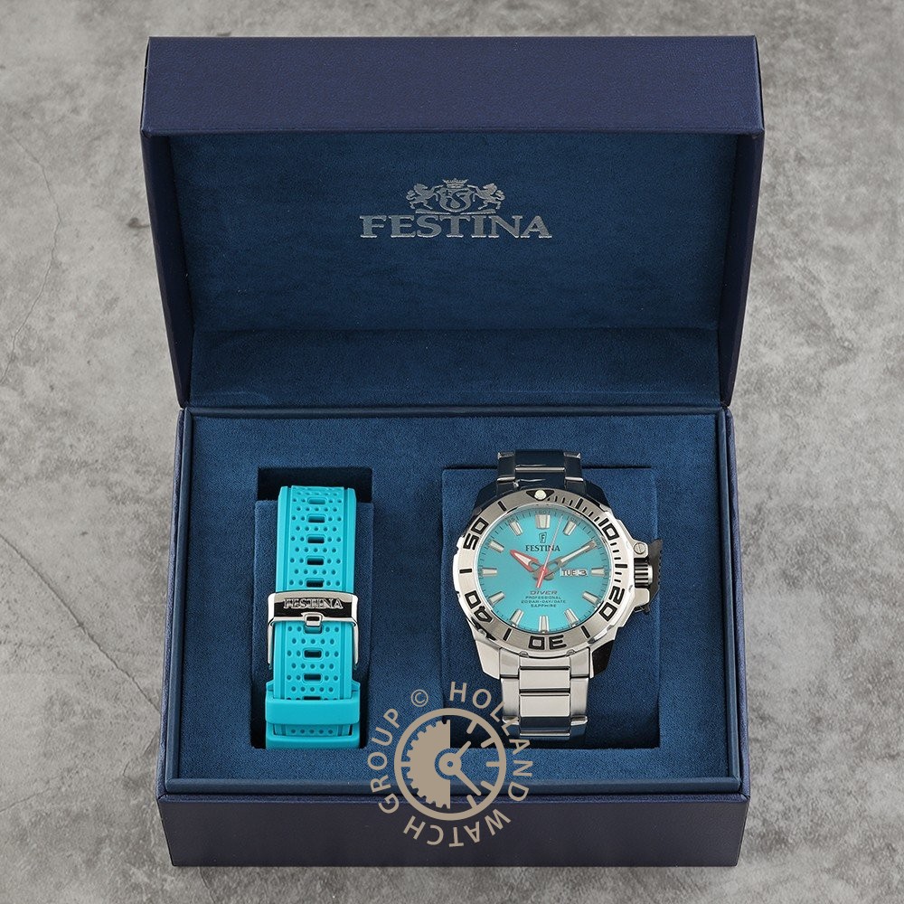 Festina Orologio Uomo Analogico in Acciaio Inossidabile 316L Argentato