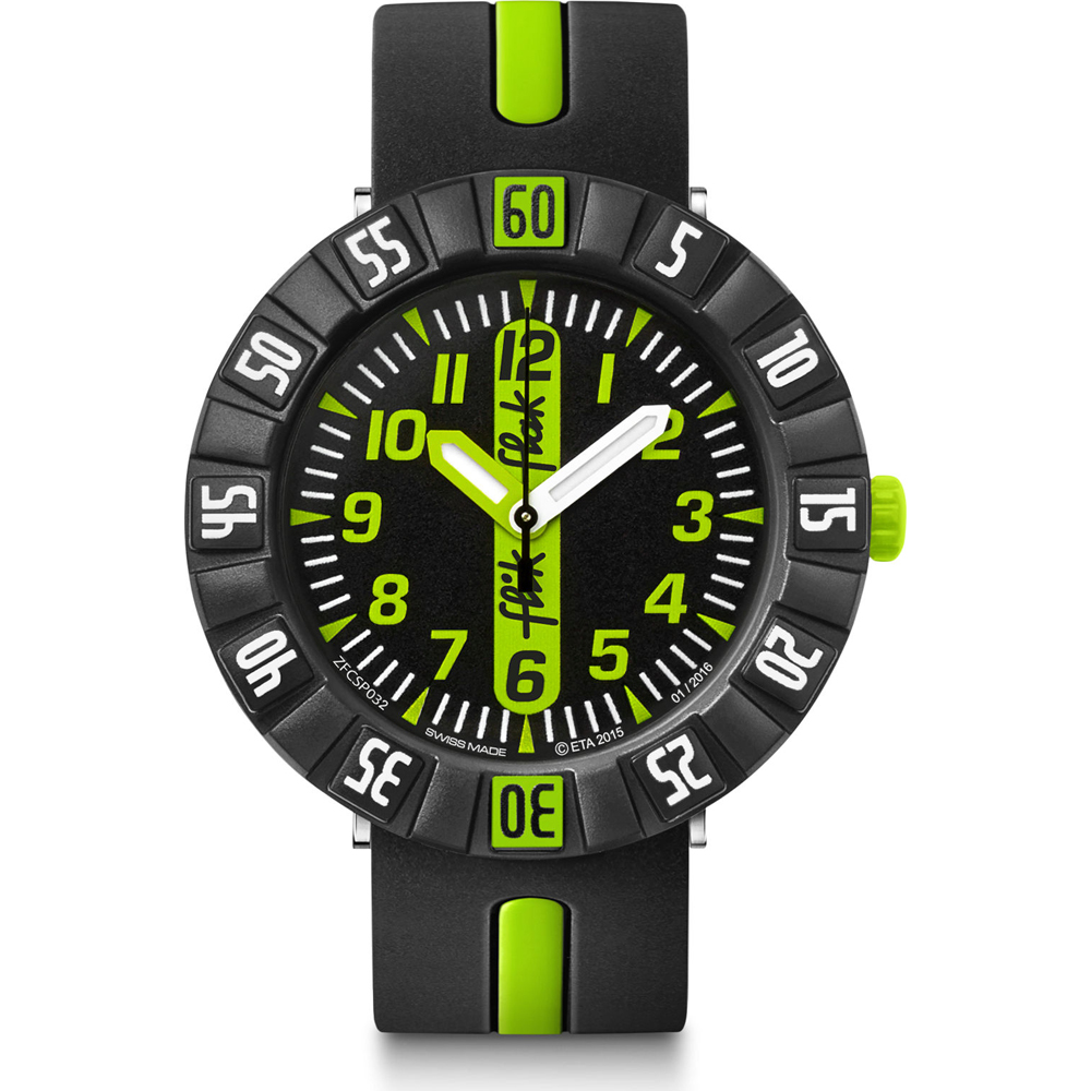 Relógio Flik Flak 7+ Power Time FCSP032 Green Ahead