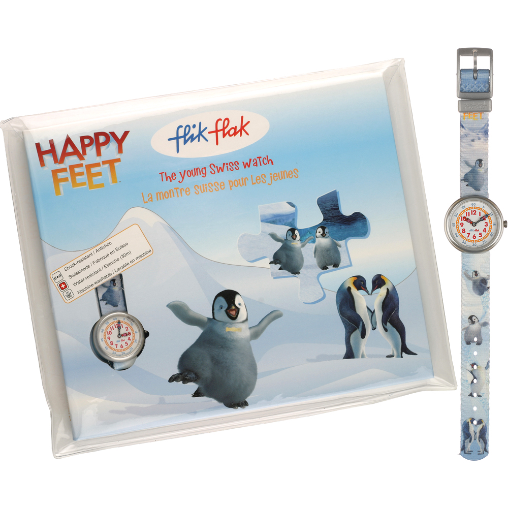 relógio Flik Flak FLN019PACK Happy Feet