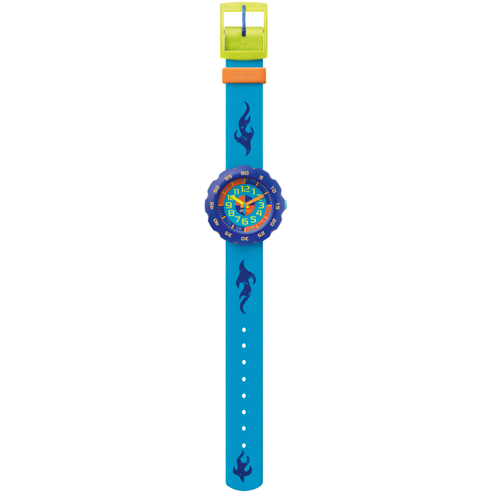 Relógio Flik Flak 5+ Power Time FPSP005 Pres-Cool Boy in Turquoise