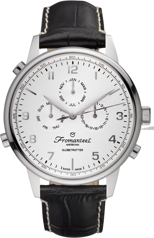 Watch Time 3 hands Globetrotter GT-0501
