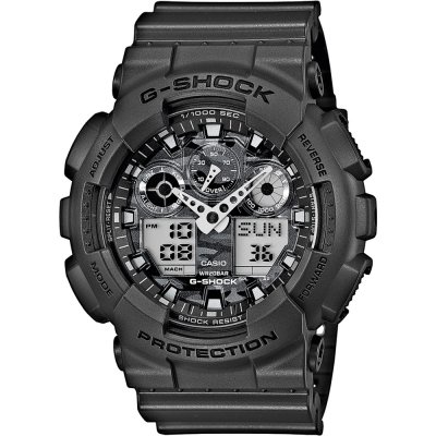Relógio G-Shock Classic Style GA-100CF-8A Camo Face