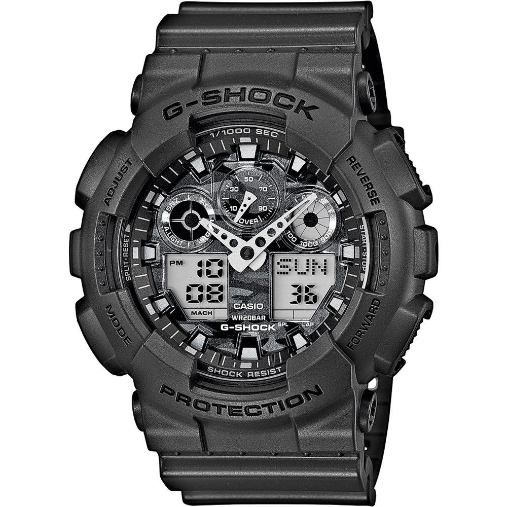 Relógio G-Shock Classic Style GA-100CF-8AER Camo Face