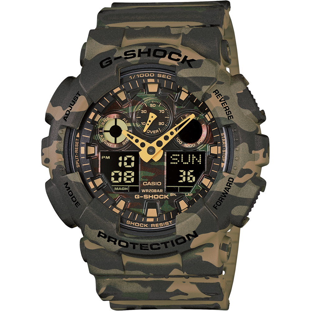 Relógio G-Shock Classic Style GA-100CM-5AER Ana-Digi - Camouflage