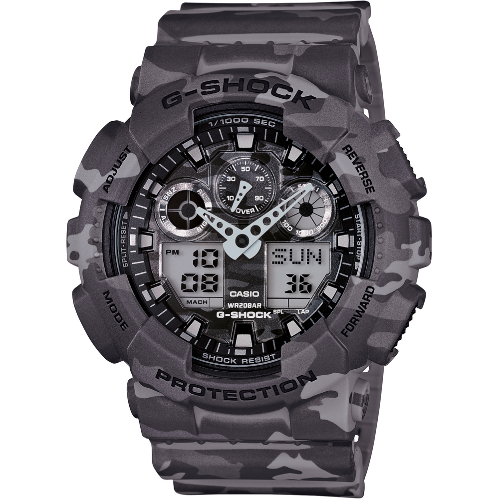 Relógio G-Shock Classic Style GA-100CM-8A Camouflage