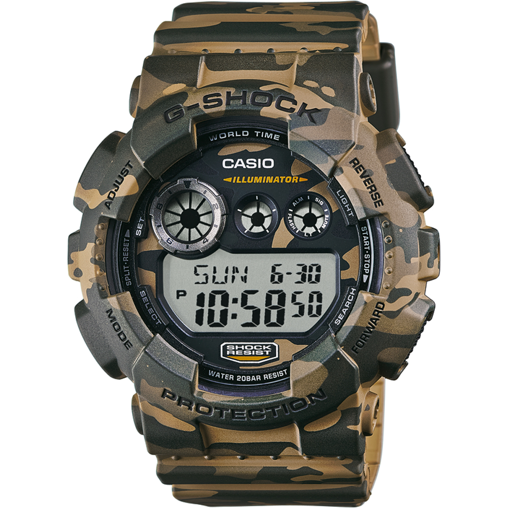 Relógio G-Shock Classic Style GD-120CM-5 Camouflage