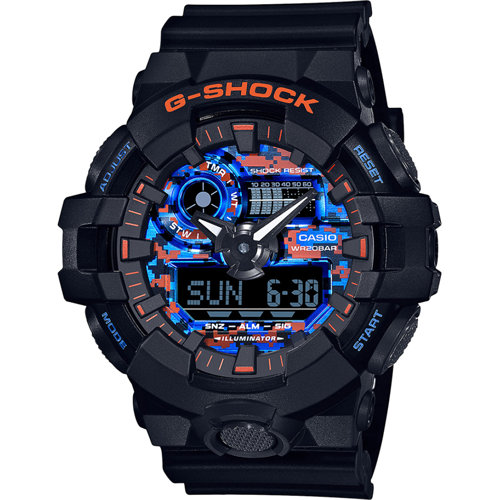 Relógio G-Shock Classic Style GA-700CT-1AER City Camouflage