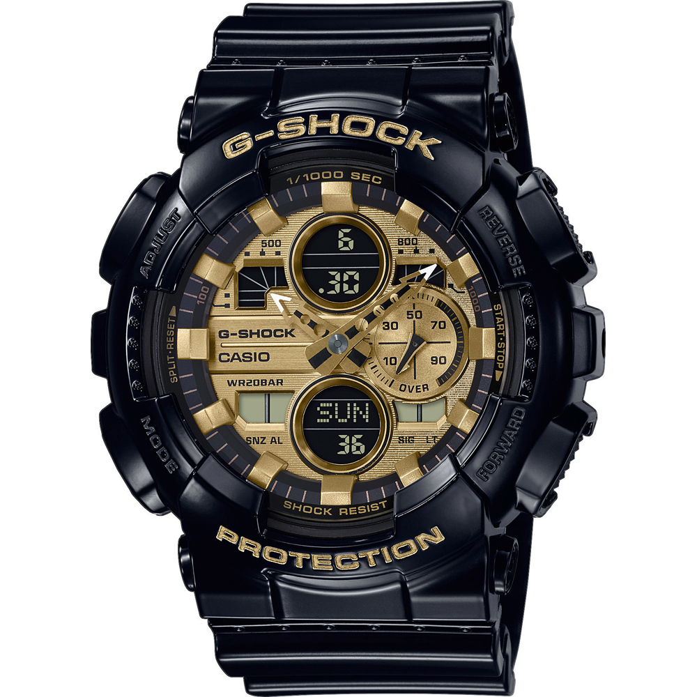 Relógio G-Shock Classic Style GA-140GB-1A1ER Ana-Digi - Garrish Black