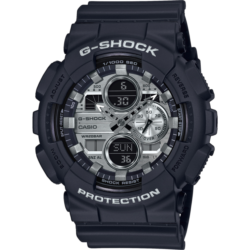 Relógio G-Shock Classic Style GA-140GM-1A1ER Ana-Digi - Glossy Metal