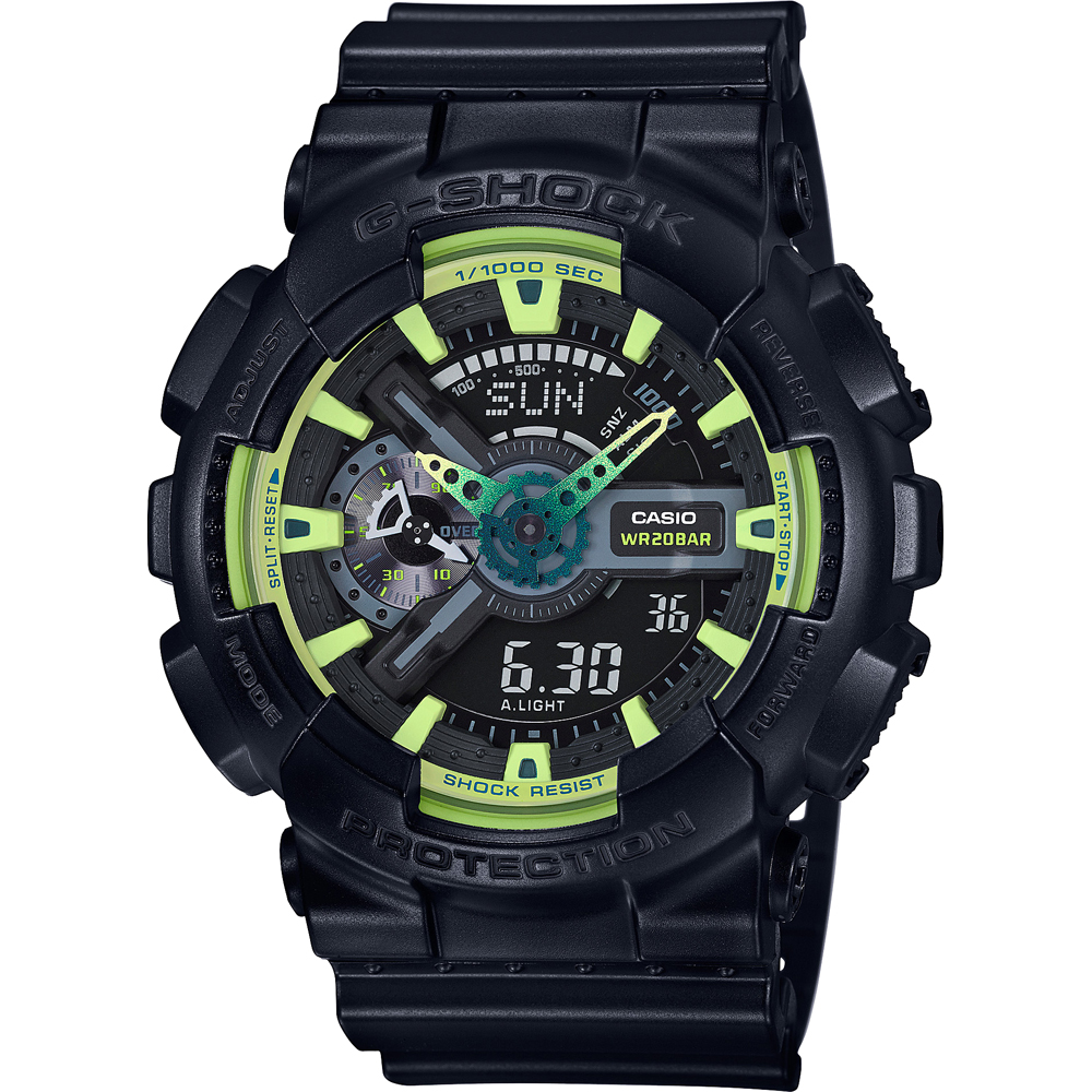 Relógio G-Shock Classic Style GA-110LY-1A Classic Lime