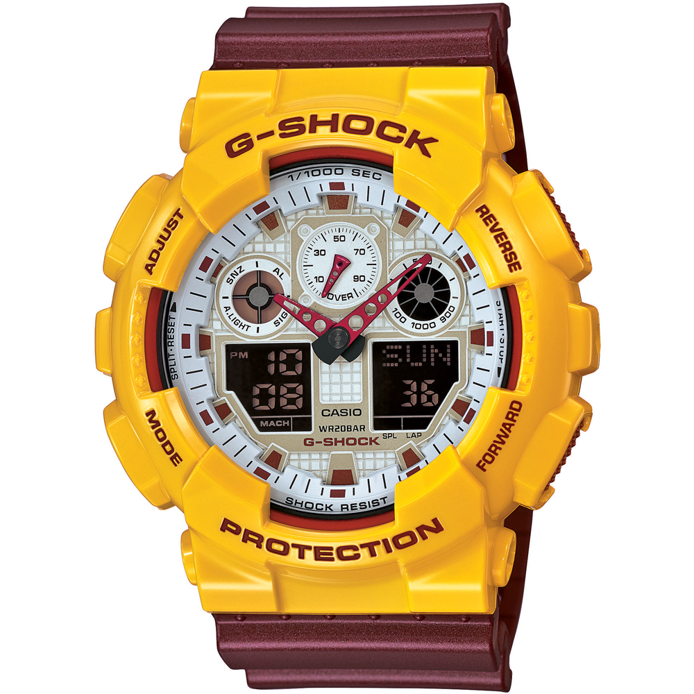 Relógio G-Shock Classic Style GA-100CS-9A Club Sport