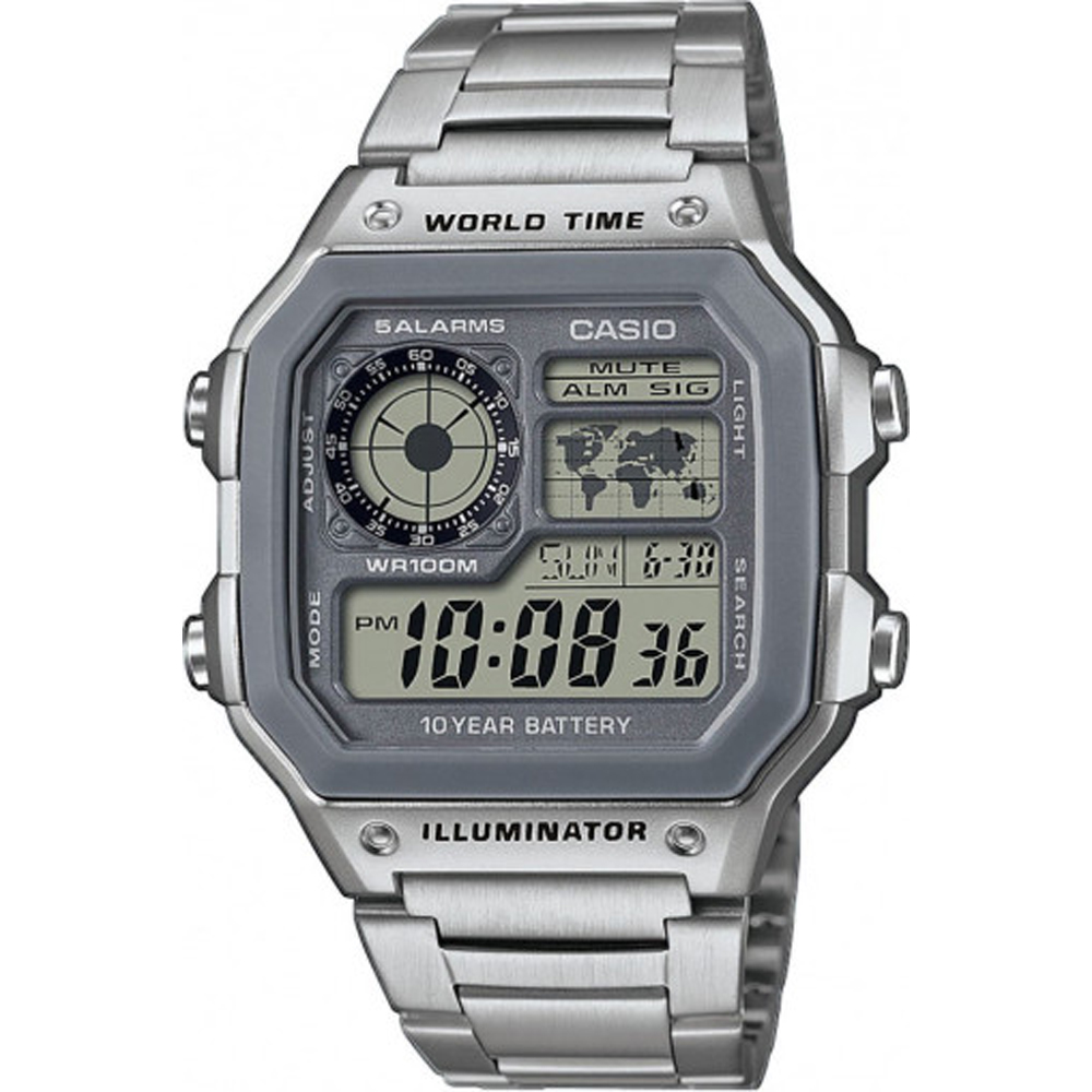 Relógio Casio Collection AE-1200WHD-7AVEF World Time