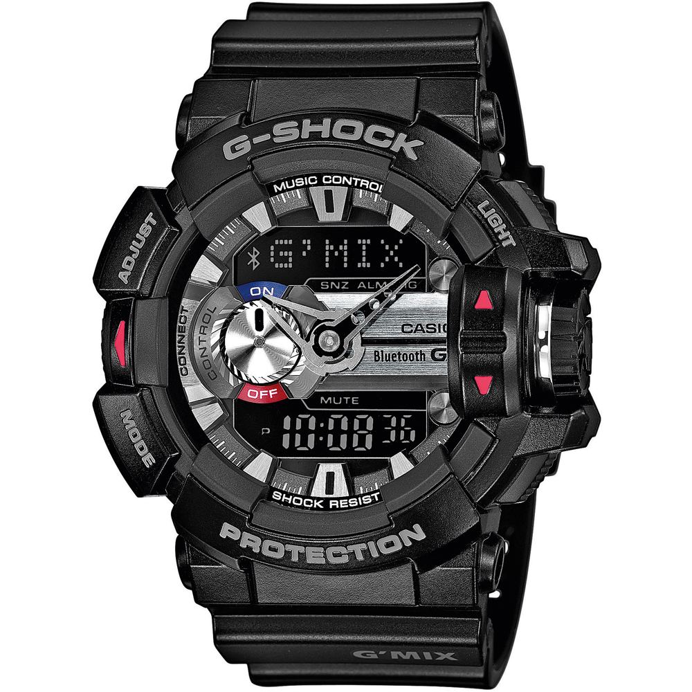 Relógio G-Shock Classic Style GBA-400-1A G-Mix Bluetooth