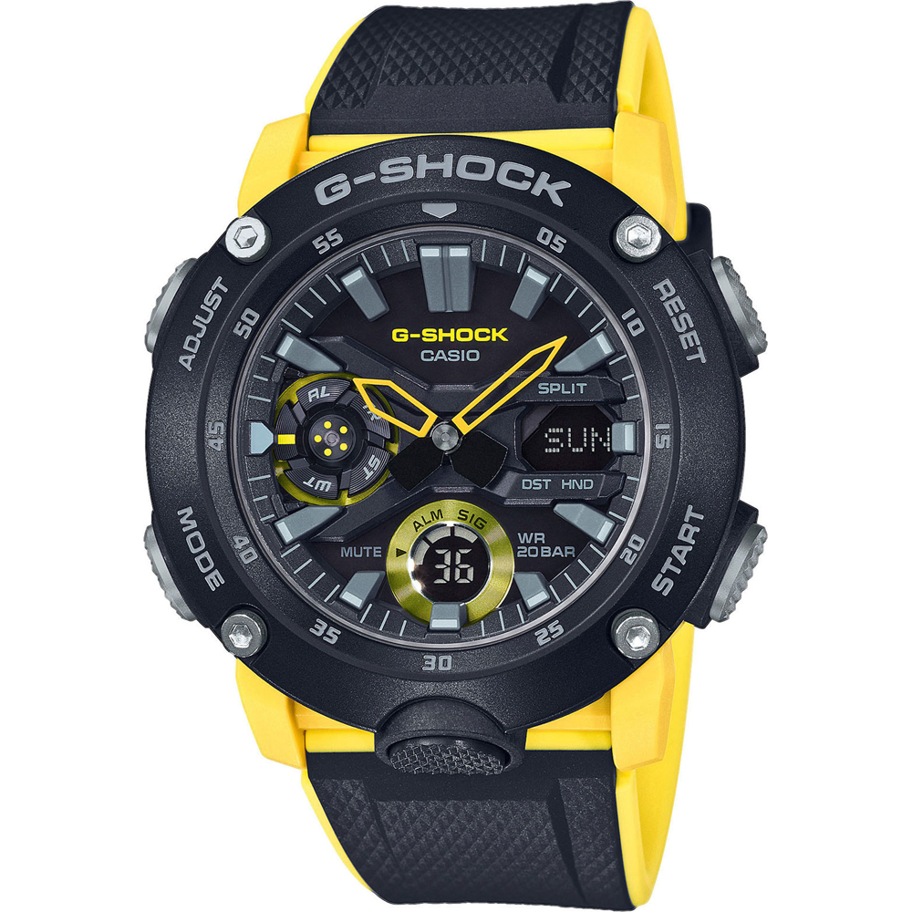 relógio G-Shock Classic Style GA-2000-1A9ER Carbon Core