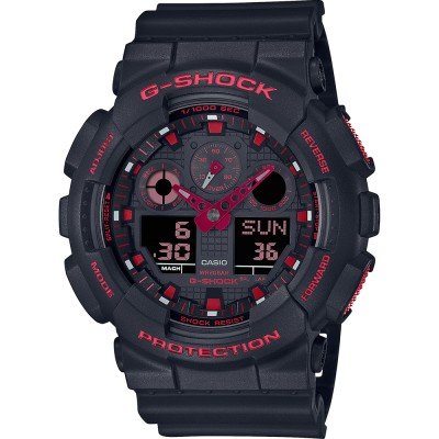 Relógio G-Shock Classic Style GA-100BNR-1A Ignite Red