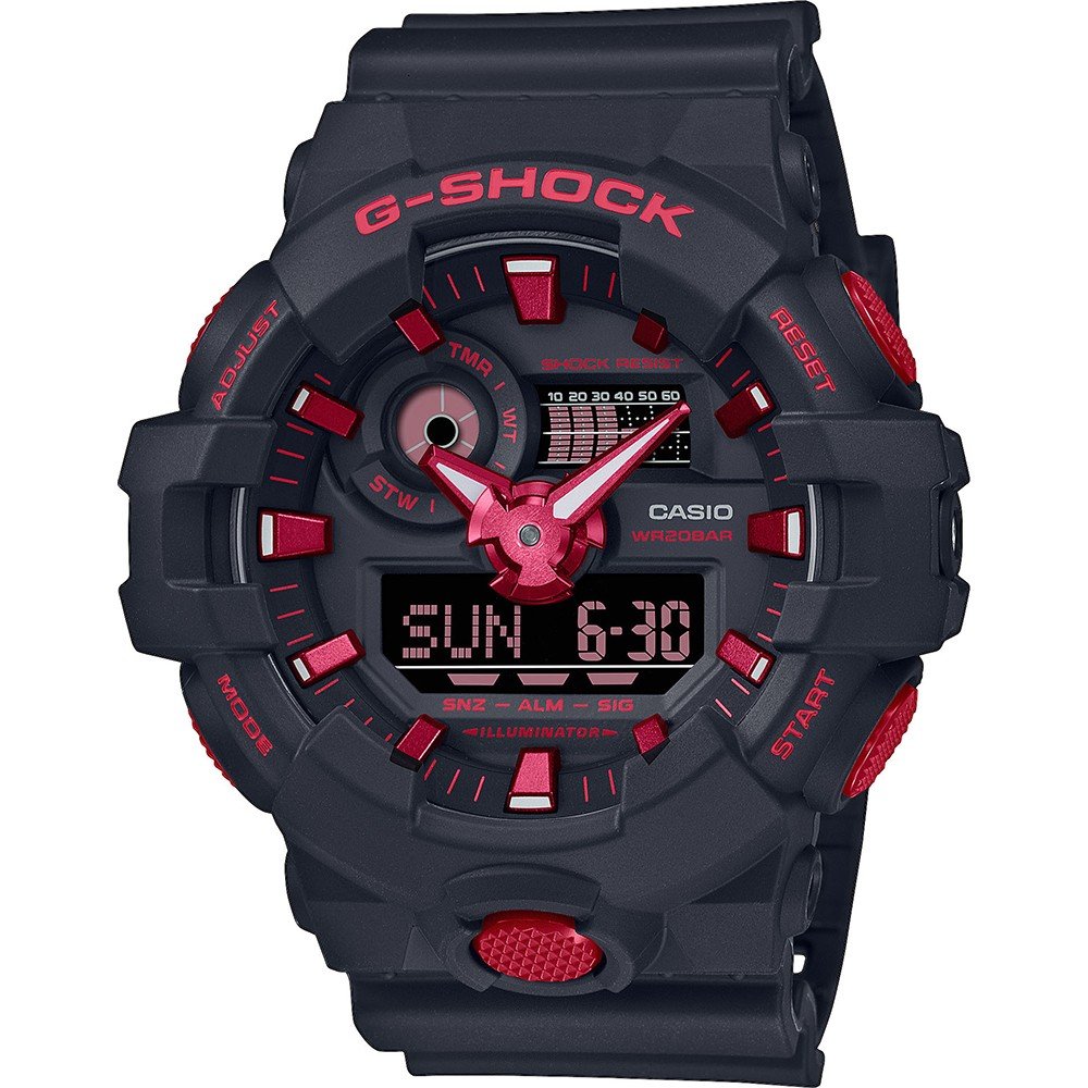 Relógio G-Shock Classic Style GA-700BNR-1AER Ignite Red