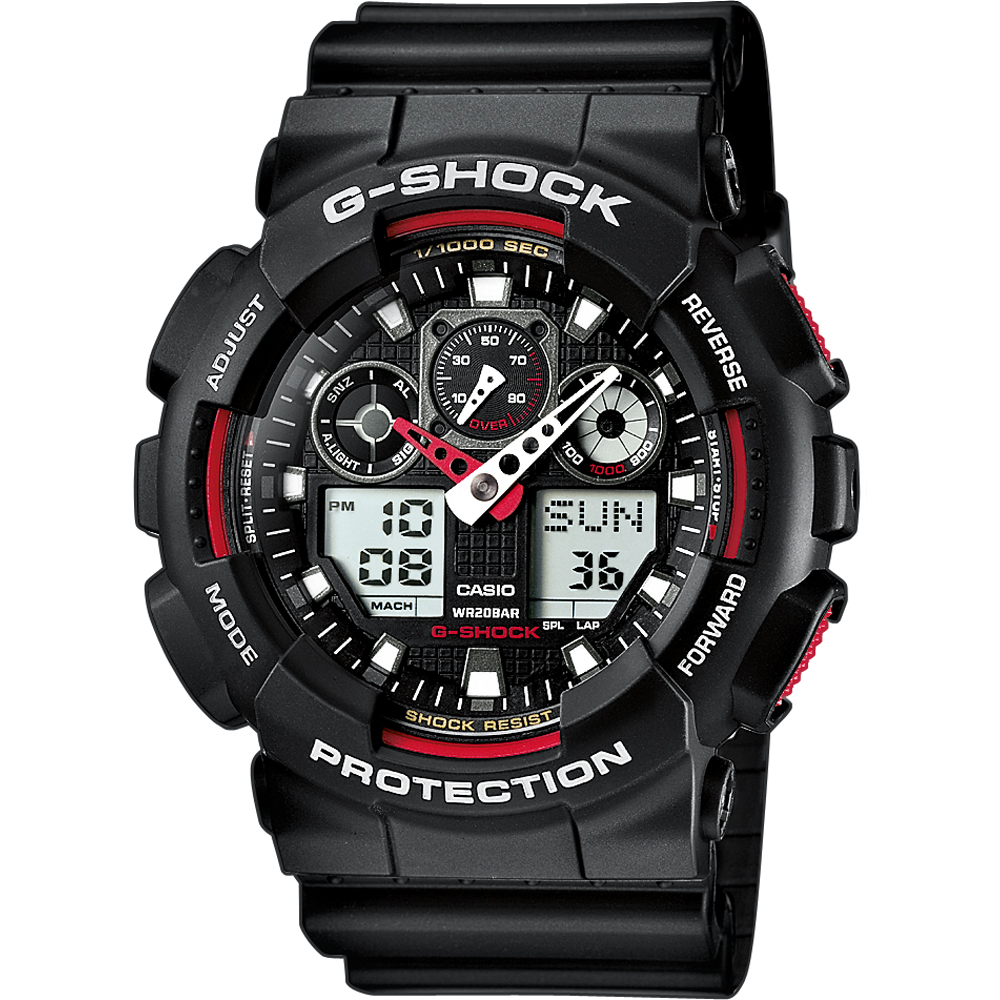 Relógio G-Shock Classic Style GA-100-1A4ER Ana-Digi