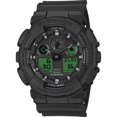 Relógio G-Shock Classic Style GA-100BEG-1AER GA-100 Series - Electro Green