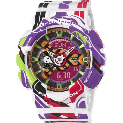 Relógio G-Shock Classic Style GA-110EVA30-7AER G-SHOCK X EVANGELION