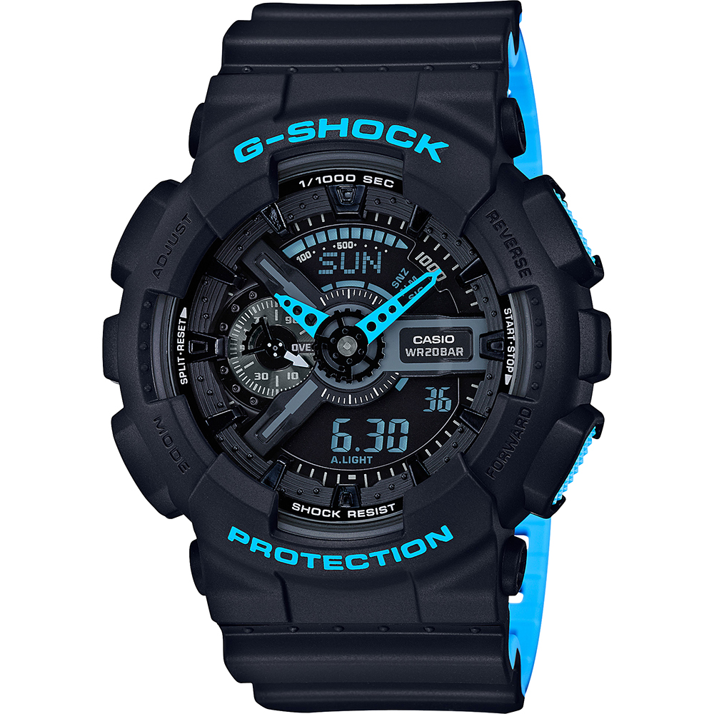 Relógio G-Shock Classic Style GA-110LN-1AER Layered Neon