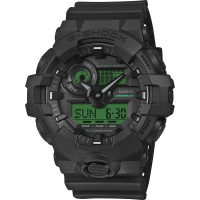Relógio G-Shock Classic Style GA-700BEG-1AER GA-700 Series - Electro Green