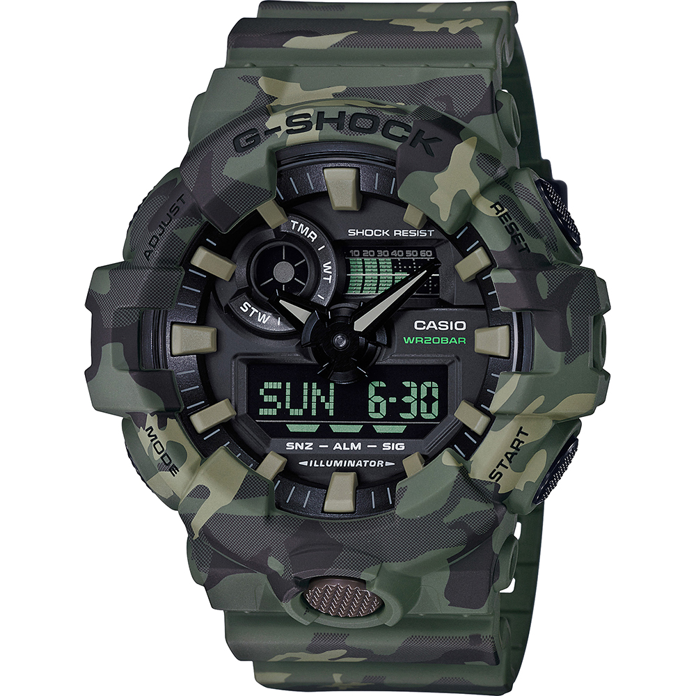 Relógio G-Shock Classic Style GA-700CM-3AER Camouflage
